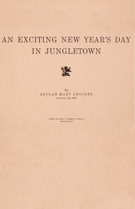 An exciting New Year's day in Jungletown by Beulah Mary Crocker
