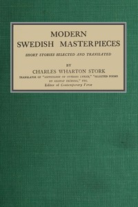 Modern Swedish Masterpieces: Short Stories by Per Hallström