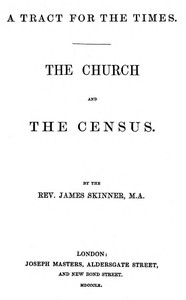 A Tract for the Times: The Church and the Census by James Skinner