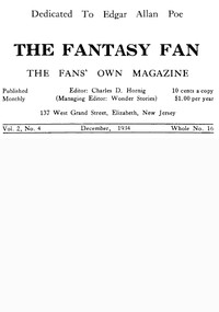 The Fantasy Fan, Volume 2, Number 4, December 1934 by Various
