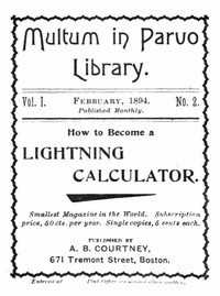 How to become a lightning calculator by Anonymous