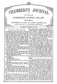 Chambers's Journal of Popular Literature, Science, and Art, Fifth Series, No. 11, Vol. I, March 15, 1884 by Various