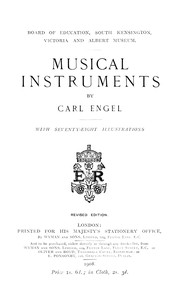 Musical Instruments [1908] by Carl Engel