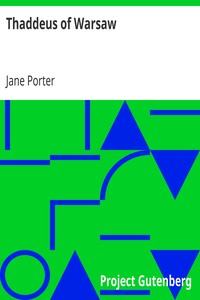 Thaddeus of Warsaw by Jane Porter