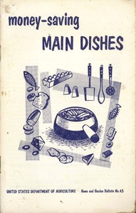 Money-Saving Main Dishes by United States. Agricultural Research Service. Human Nutrition Research Division