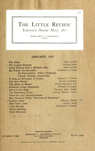 The Little Review, January 1915 (Vol. 1, No. 10) by Various