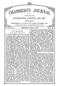 Chambers's Journal of Popular Literature, Science, and Art, Fifth Series, No. 26, Vol. I, June 28, 1884 by Various