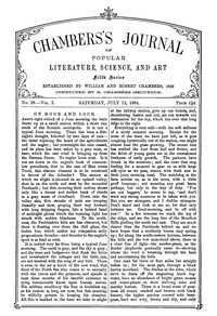 Chambers's Journal of Popular Literature, Science, and Art, Fifth Series, No. 28, Vol. I, July 12, 1884 by Various