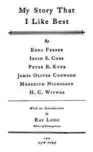 My Story That I Like Best by Irvin S. (Irvin Shrewsbury) Cobb
