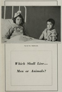 Which Shall Live—Men or Animals? by Ernest Harold Baynes