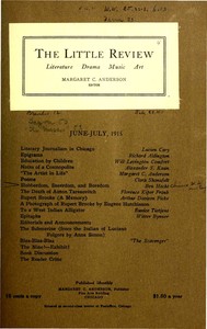 The Little Review, June-July 1915 (Vol. 2, No. 4) by Various