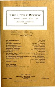 The Little Review, August 1915 (Vol. 2, No. 5) by Various