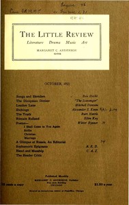 The Little Review, October 1915 (Vol. 2, No. 7) by Various