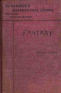 Fantasy: A Novel by Matilde Serao
