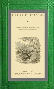 Little Foxes by Harriet Beecher Stowe