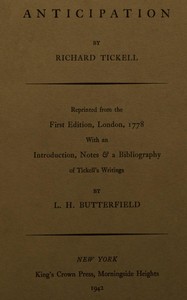 Anticipation by Richard Tickell