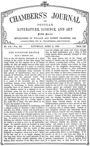 Chambers's Journal of Popular Literature, Science, and Art, fifth series, no. 118, vol. III, April 3, 1886 by Various