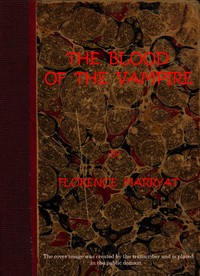 The blood of the vampire by Florence Marryat