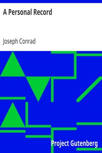 A Personal Record by Joseph Conrad