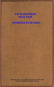 Civilisation 1914-1918 by Georges Duhamel