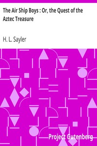 The Air Ship Boys : Or, the Quest of the Aztec Treasure by H. L. (Harry Lincoln) Sayler