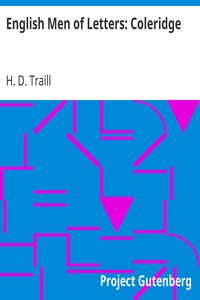 English Men of Letters: Coleridge by H. D. (Henry Duff) Traill