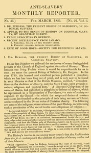 Anti-Slavery Monthly Reporter, March 1829 by Society for the Mitigation and Gradual Abolition of Slavery Throughout the British Dominions
