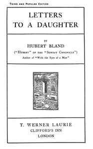 Letters to a daughter by Hubert Bland