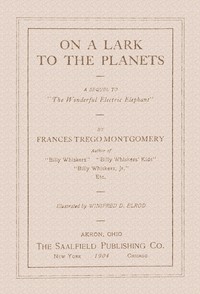 On a lark to the planets
A sequel to "The wonderful electric elephant" by Frances Trego Montgomery