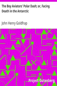 The Boy Aviators' Polar Dash; or, Facing Death in the Antarctic by John Henry Goldfrap