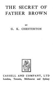 The secret of Father Brown by G. K. (Gilbert Keith) Chesterton