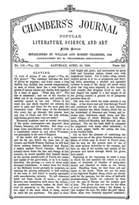 Chambers's journal of popular literature, science, and art, fifth series, no. 119, vol. III, April 4, 1886 by Various