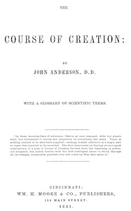 The course of creation by John Anderson