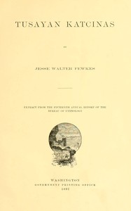 Tusayan katcinas by Jesse Walter Fewkes
