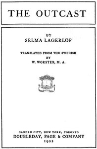 The outcast by Selma Lagerlöf