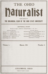 The Ohio Naturalist, Vol. 1, No. 5, March, 1901 by Ohio State University. Biological Club