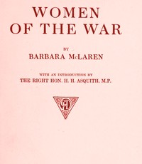 Women of the war by Barbara McLaren