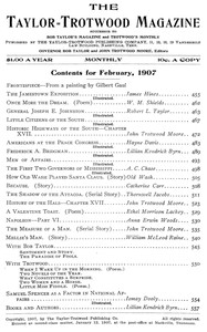 The Taylor-Trotwood Magazine, Vol. IV, No. 5, February 1907 by Various