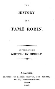 The history of a tame robin by Anonymous