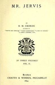 Mr. Jervis, Vol. 2 (of 3) by B. M. (Bithia Mary) Croker