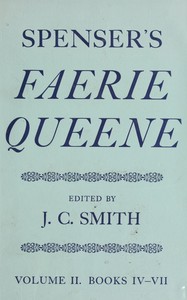 Spenser's Faerie Queene, Vol. 2 (of 2) : $b Books IV-VII by Edmund Spenser