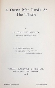 A drunk man looks at the thistle by Hugh MacDiarmid