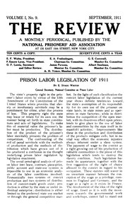 The Review, Volume I, No. 9, September 1911 by Various