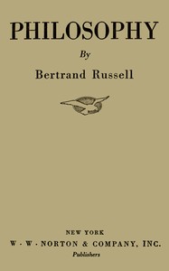Philosophy by Bertrand Russell