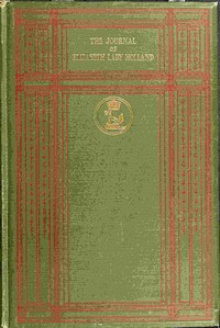 The journal of Elizabeth Lady Holland (1791-1811) Volume 2 (of 2) by Elizabeth Vassall Fox Holland