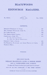 Blackwood's Edinburgh Magazine, Vol. 93, No. 570, April, 1863 by Various