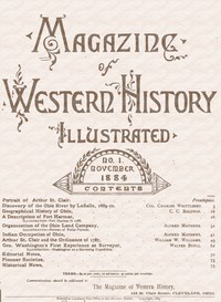 Magazine of western history, illustrated, Vol. I, No. 1, November 1884 by Various