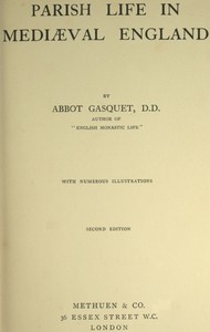 Parish life in mediæval England by Francis Aidan Gasquet