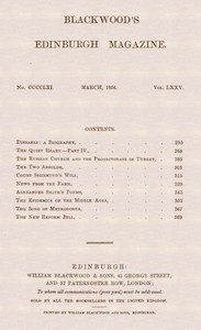 Blackwood's Edinburgh Magazine, Vol. 75, No. 461, March, 1854 by Various by Various