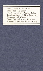 Music after the great war, and other studies by Carl Van Vechten